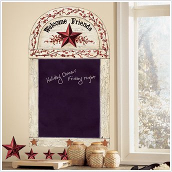 Country Chalkboard Giant Wall Sticker