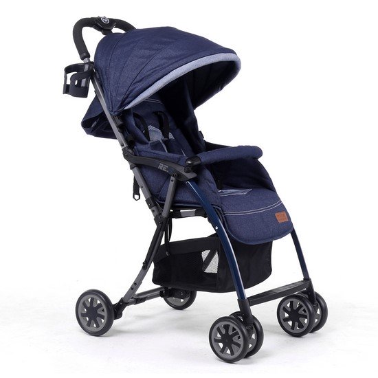 PLI-13902-DEN Tre.9 Stroller Denim Attitude sku PLI-13902-DEN