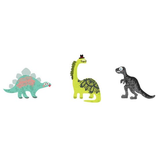 PL-2902 Dinosaurs - 2 Dragons Large Wall Stickers sku PL-2902