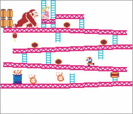 ATL Donkey Kong Wall Stickers