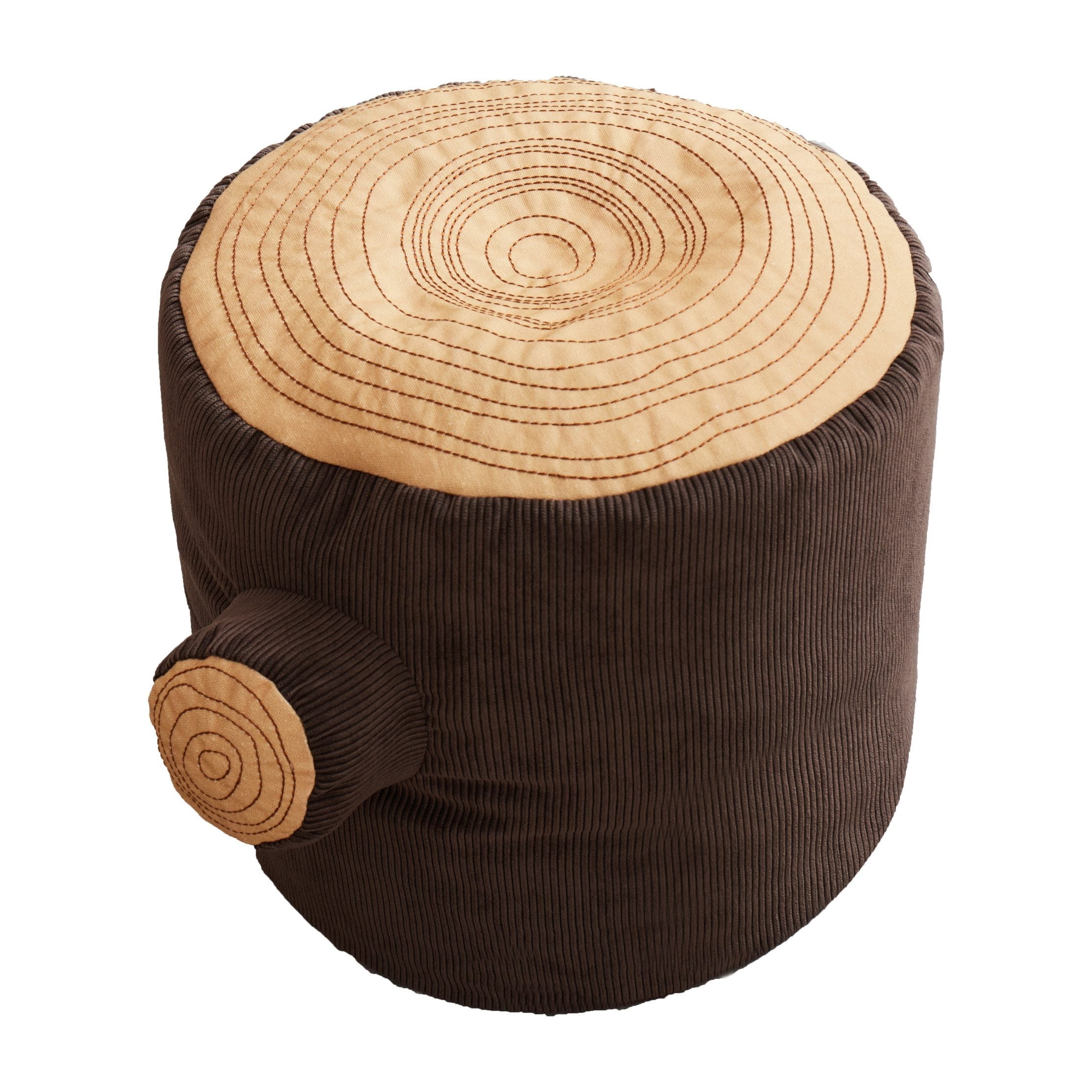 ASW-1012501310 Tree Stump Pouf sku ASW-1012501310