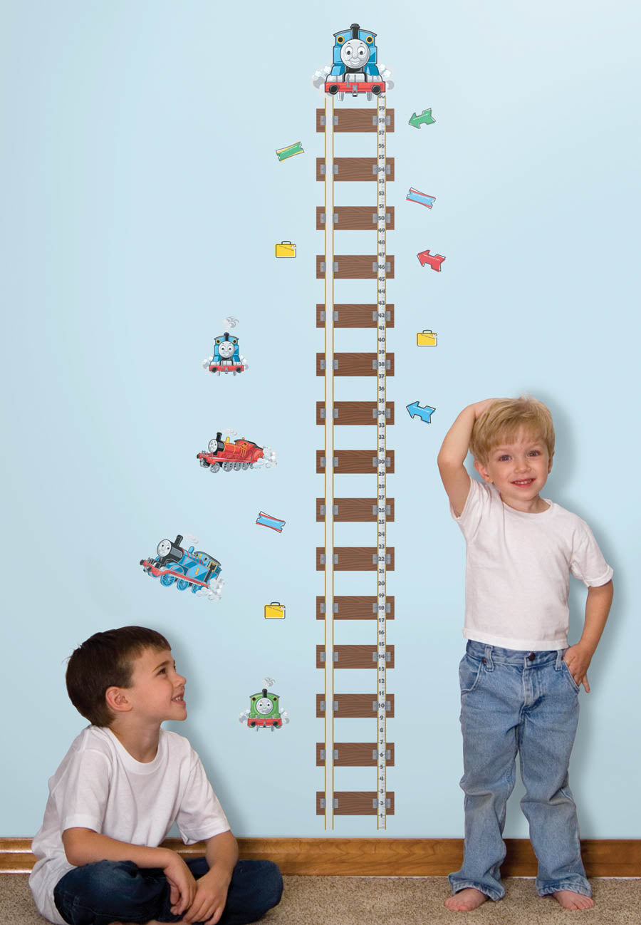 Roommates Thomas and Friends Peel and Stick Growth Chart