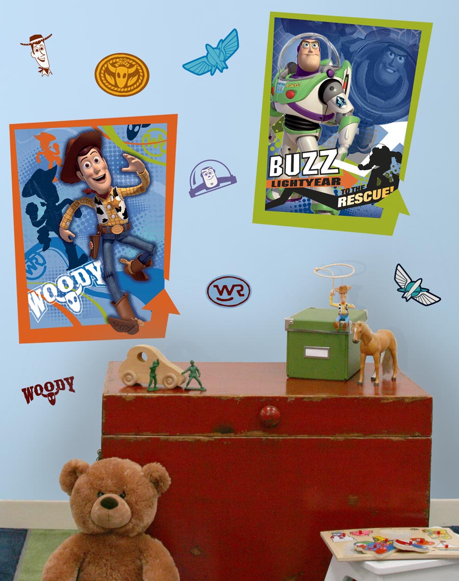 RM-RMK1495GM Buzz & Woody Peel & Stick Giant Poster sku RM-RMK1495GM