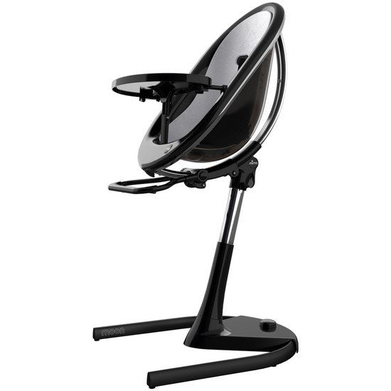 MIM-BMHC-H103C-BL-SV Moon 2G Complete High Chair in Black sku MIM-BMHC-H103C-BL-SV