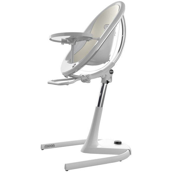 MIM-MHCW-H103C-CL-SW-R Moon 2G Complete High Chair in White sku MIM-MHCW-H103C-CL-SW-R