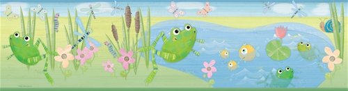 Hoppy Pond Peel & Stick Border