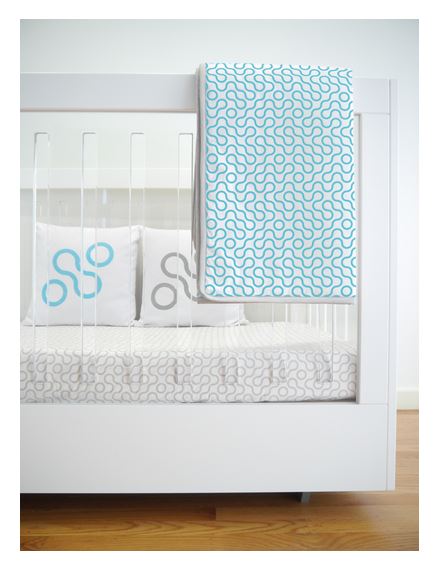 SOS-JB14002-BLU Join Organic Crib Quilt sku SOS-JB14002-BLU