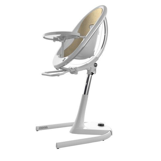 MIM-MHCW-H103C-CL-CP Moon 2G Complete High Chair in White sku MIM-MHCW-H103C-CL-CP