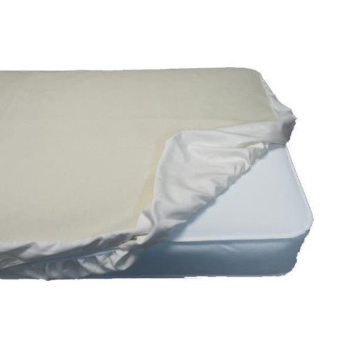 Organic Cotton Waterproof Fitted Crib Mattress Pad, 28x52