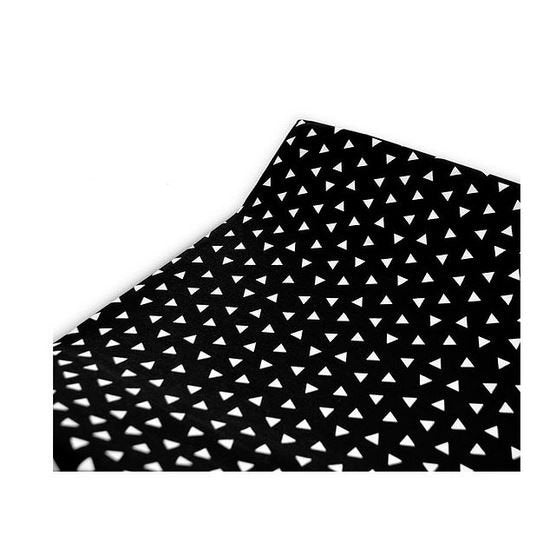Olli and Lime Triangle Changing Pad Cover in Black
