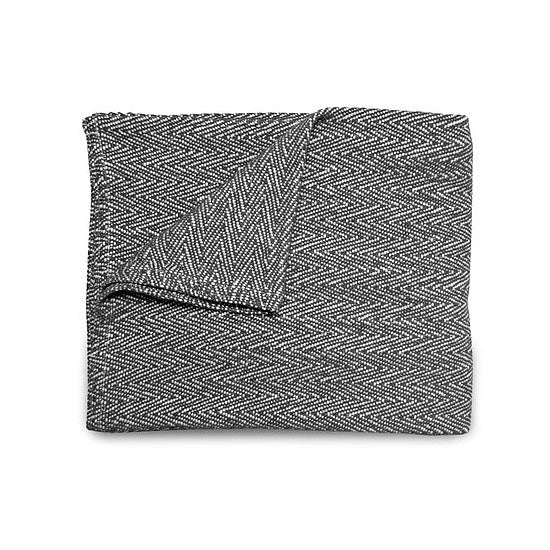 OL-BLWVCH15 Weave Blanket in Charcoal sku OL-BLWVCH15
