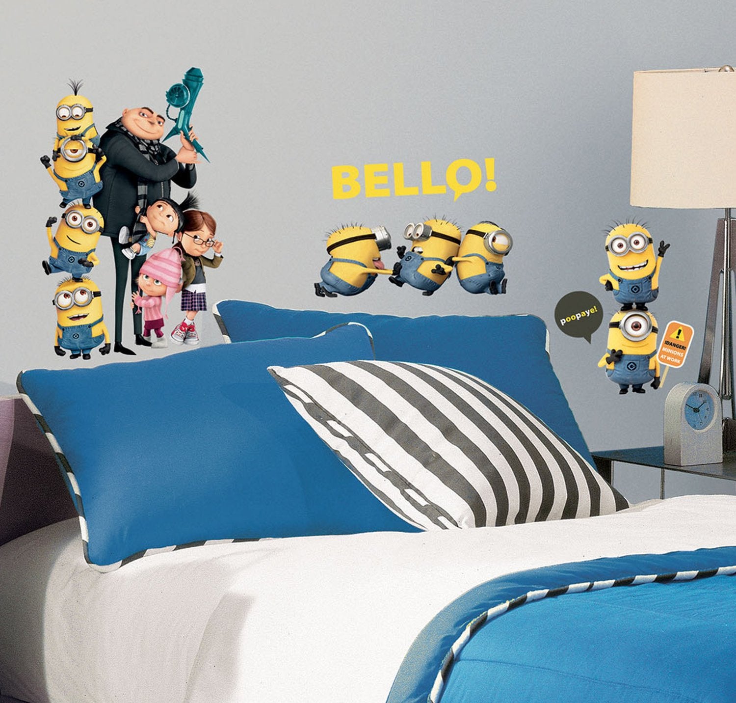 Roommates Despicable Me 2 Peel and Stick Wall Stickers