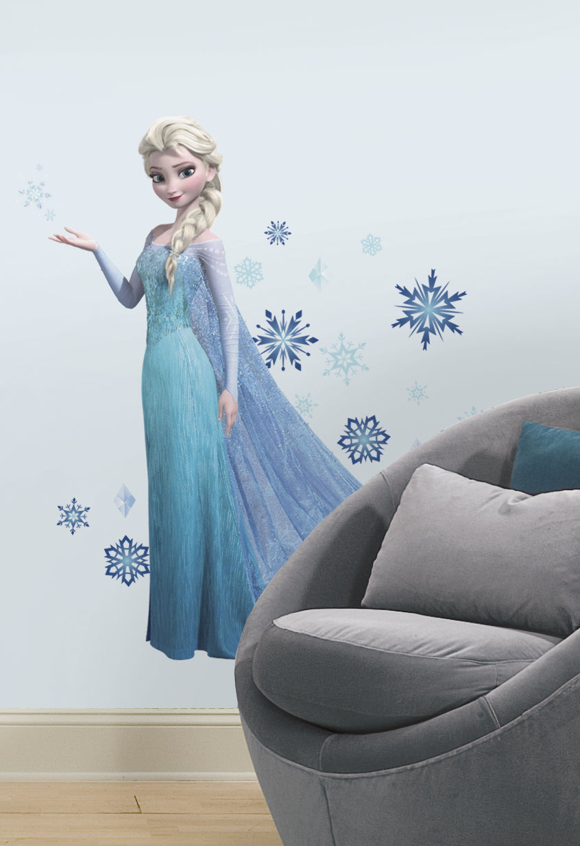 Frozen Elsa Giant Wall Decals with Glitter