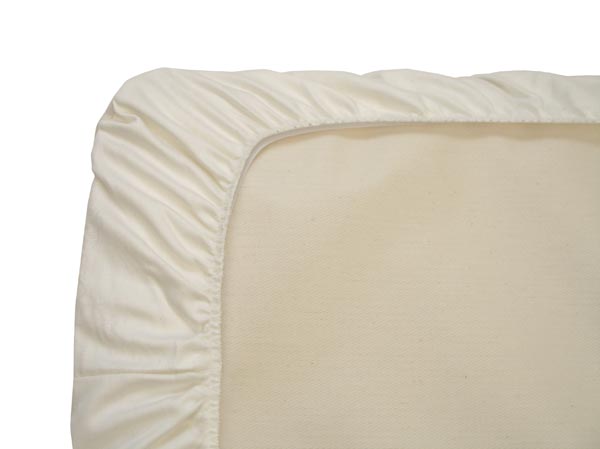 NP-SC50I Organic Cotton Sheet Crib Fitted Sheet in Ivory sku NP-SC50I