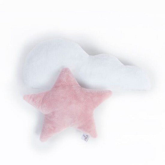 OS-SET-CLOST-B Dream Pillow Blush Star and White Cloud Set sku OS-SET-CLOST-B