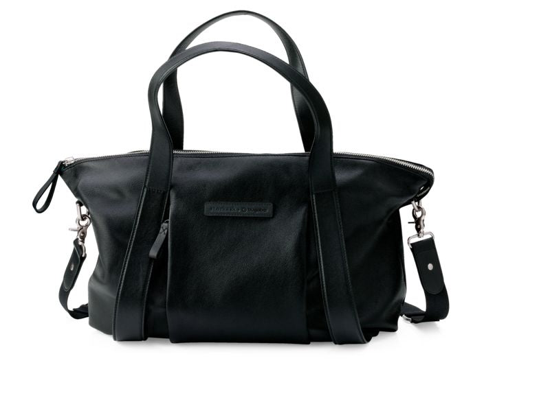 Storksak + Bugaboo Leather Bag- Black