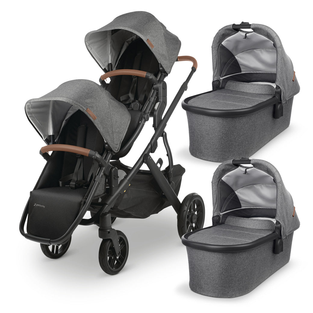 Vista V2 Double Stroller + Bassinets