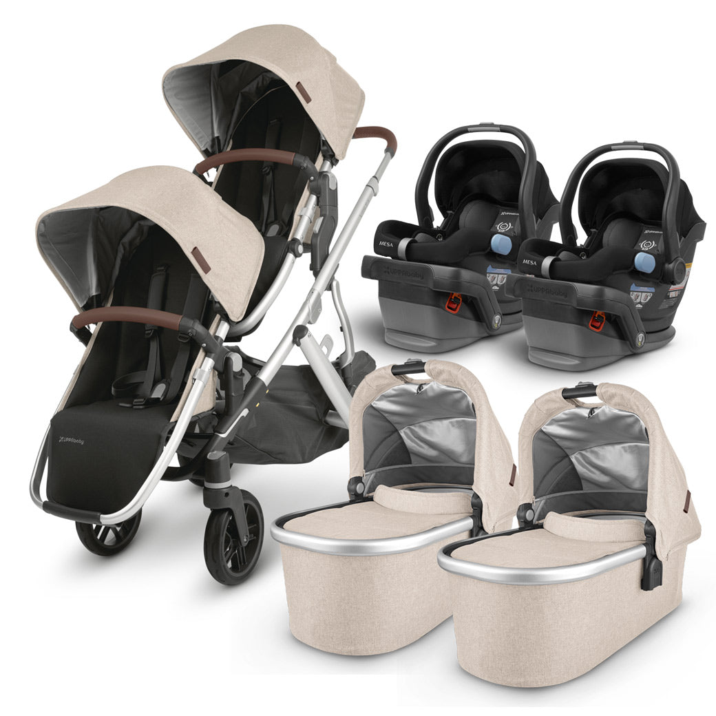 second hand twin travel system