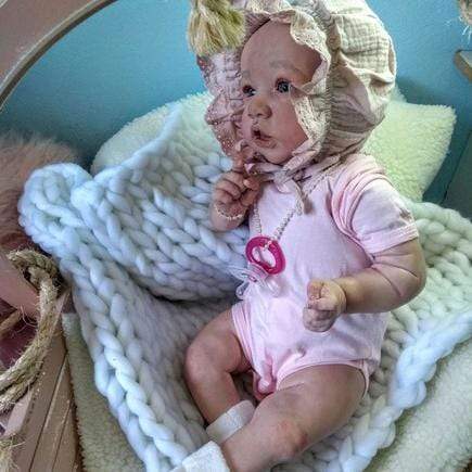 realistic crochet baby doll