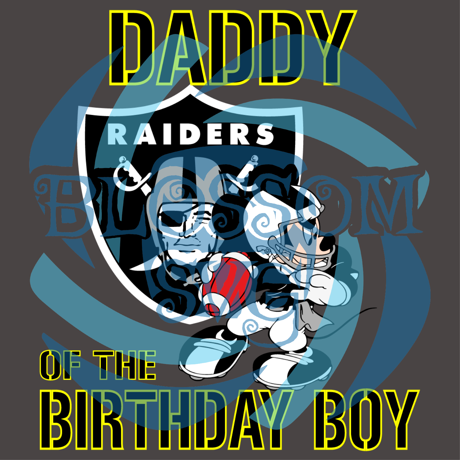 Download Daddy Of The Birthday Boy Las Vegas Raiders Svg Sport Svg Birthday S Blossomsvg