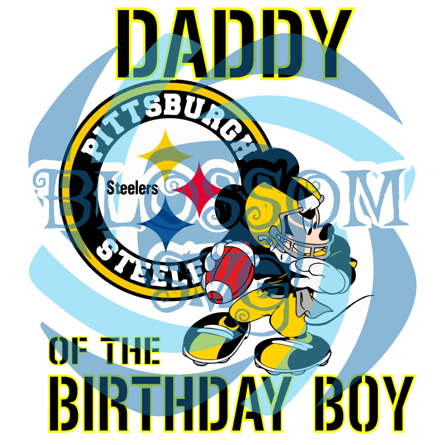Download Daddy Of The Birthday Boy Pittsburgh Steelers Svg Sport Svg Birthday Blossomsvg