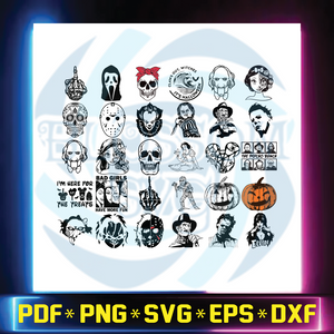 Download Horror Movie Killers Svg Bundle Disney Princess Day Of The Dead Svg Blossomsvg SVG, PNG, EPS, DXF File