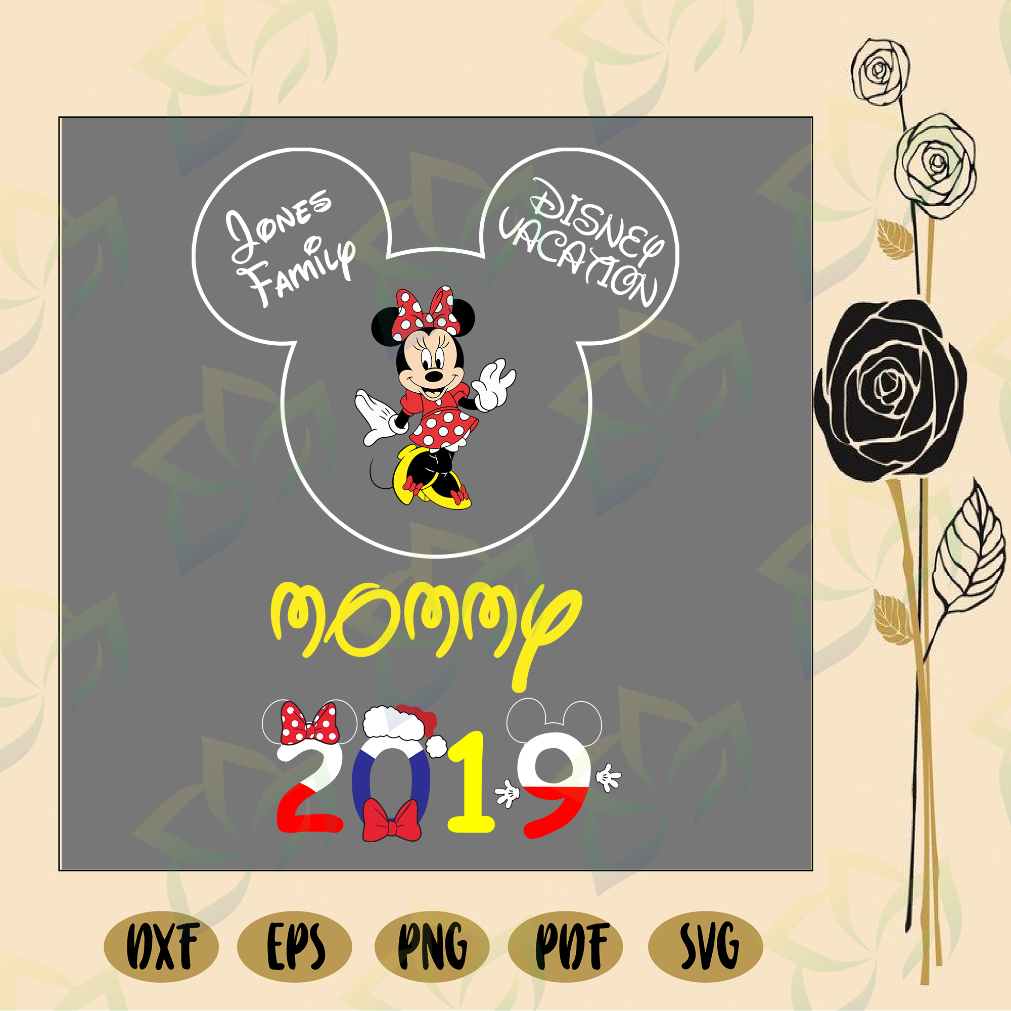 Download Iron On Transfer Clipart Disney Family 2019 Vacation Svg Disney Trip Mickey Family Trip Svg Disney T Shirt Design Cricut Silhouette Clip Art Art Collectibles