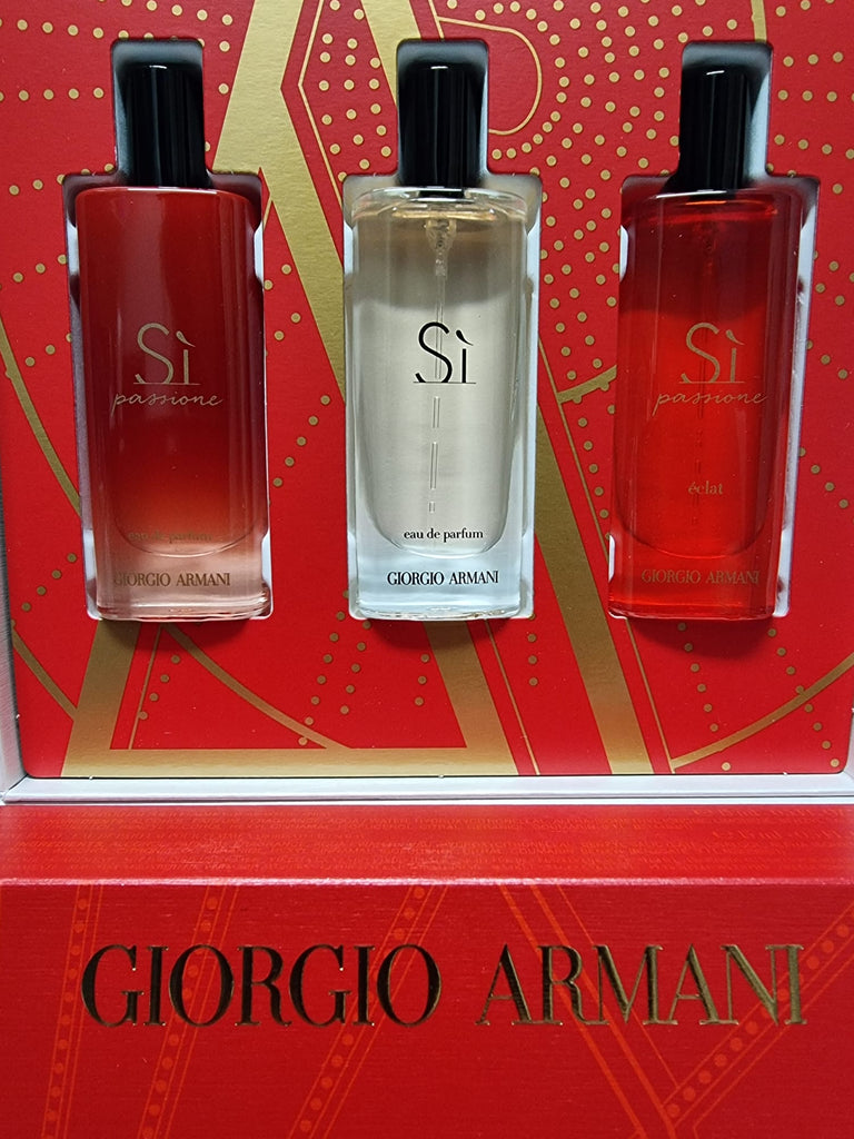 Giorgio Armani SI Mini Eau De Parfum 3 x 15mL Set – Better Value Pharmacy