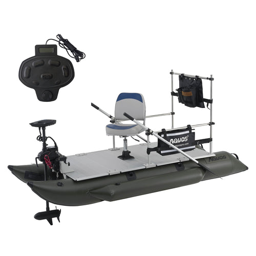 AQUOS New Heavy-Duty for One Series 8.8plus ft Inflatable Pontoon Boat –  AQUOSPRO