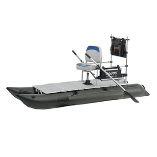 AQUOS New Heavy-Duty for Two Series 12.5 ft Inflatable Pontoon Boat wi –  AQUOSPRO