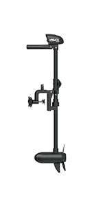  AQUOS Haswing Black 12V 55LBS 48inch Electric Bow Mount  Trolling Motor with Remote Control for Inflatable Boat Kayak Bass Boat  Aluminum Boat Fishing, Freshwater and Saltwater Use : Sports & Outdoors