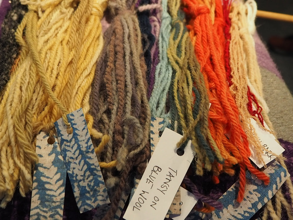 Plant dyed wool Kristina Taylor Scottish Textiles Showcase