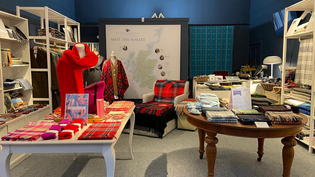 Scottish Textiles Showcase interior