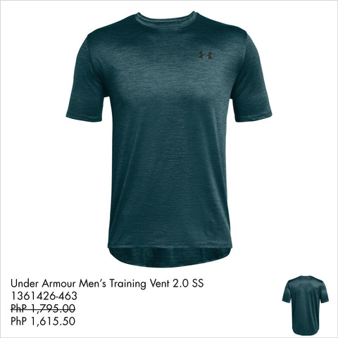 Under Armour Men’s Training Vent 2.0 SS 1361426-463 -  Sports Central