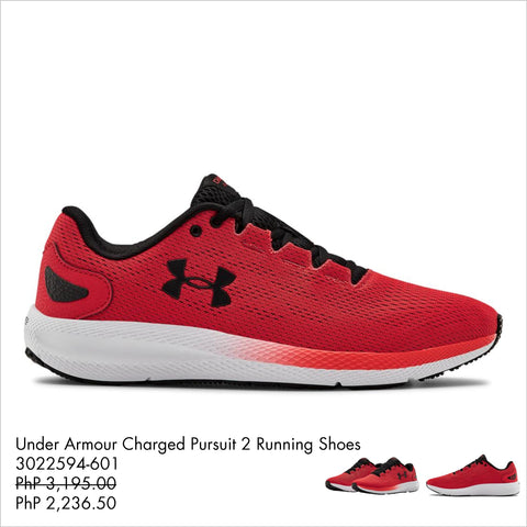 Under Armour Charged Pursuit 2 Running Shoes 3022594-601 - Sports Central