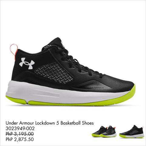Under Armour Lockdown 5 Basketball Shoes 3023949-002 - Sports Central