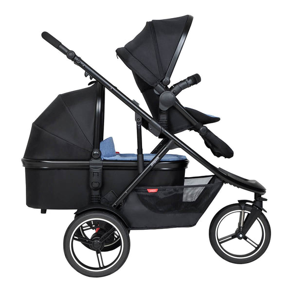 out and about double with carrycot