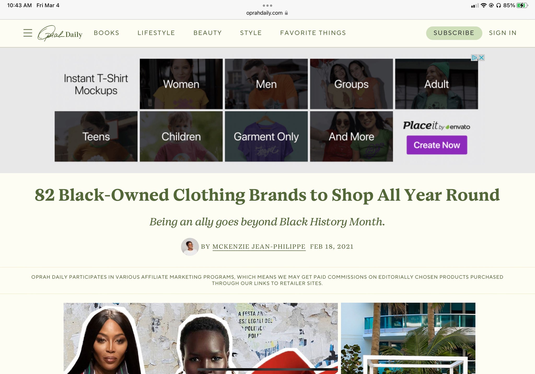 Oprah Daily Mandeaux 82 black owned brands