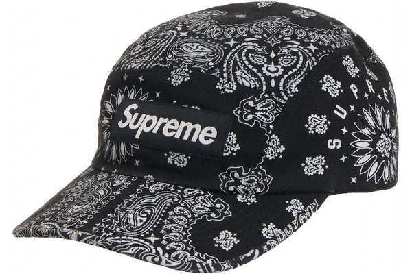 Supreme Pattern Print Camp Cap