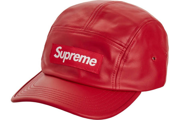 Supreme Leather Camp Hat Green Os New