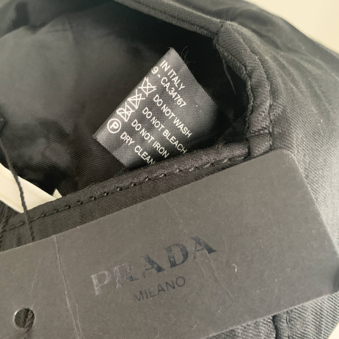 Prada Runway Limited Edition Wool and Silk Pilot Hat in Black | The Hat ...
