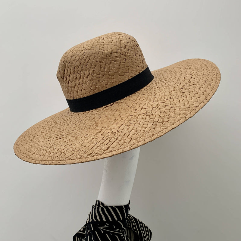 Holiday essential: Ladies straw sun hat floppy wide brim resort beach ...