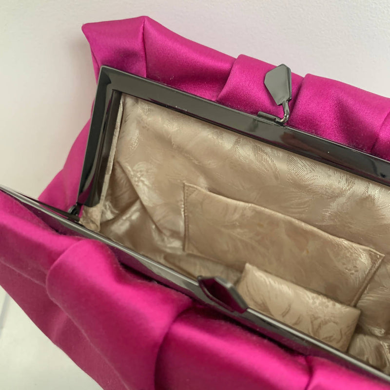 Philip Treacy Perfect Evening Pink Silk Satin Clutch Bag - The Hat ...