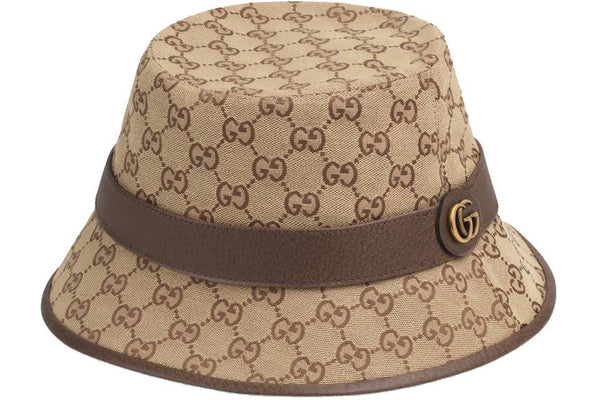 Gucci GG cotton blend canvas bucket hat - ShopStyle