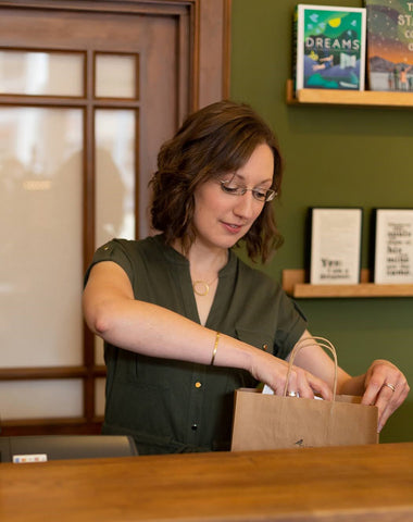 Erica Stahl, owner of Edinburgh gift shop, Pippin