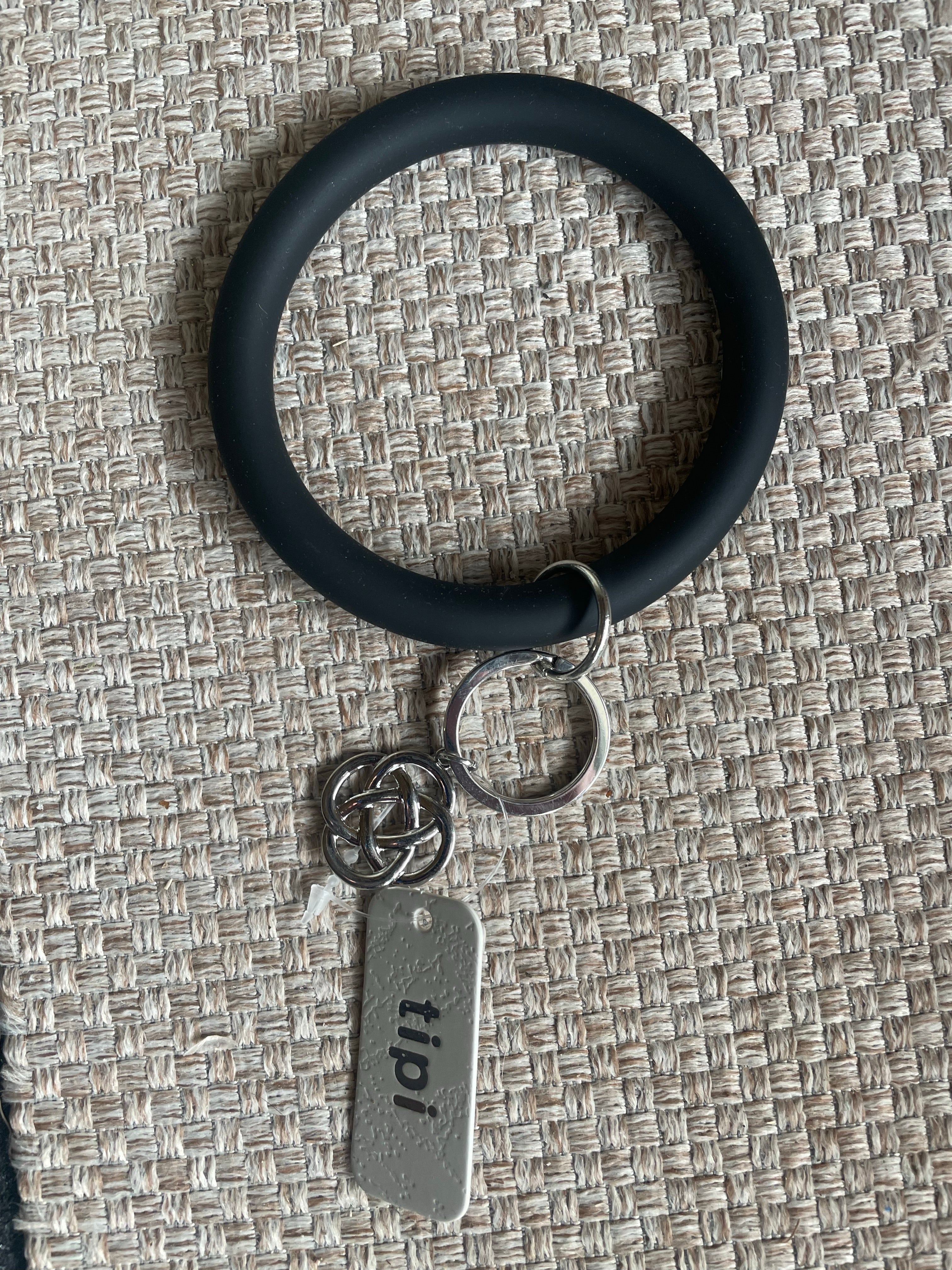 Silicone bangle keychain