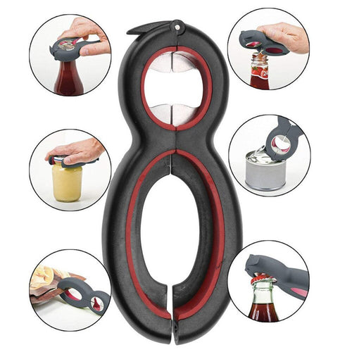 6 in 1 Multi Function Twist Bottle Opener All in One - amandaramirezphoto