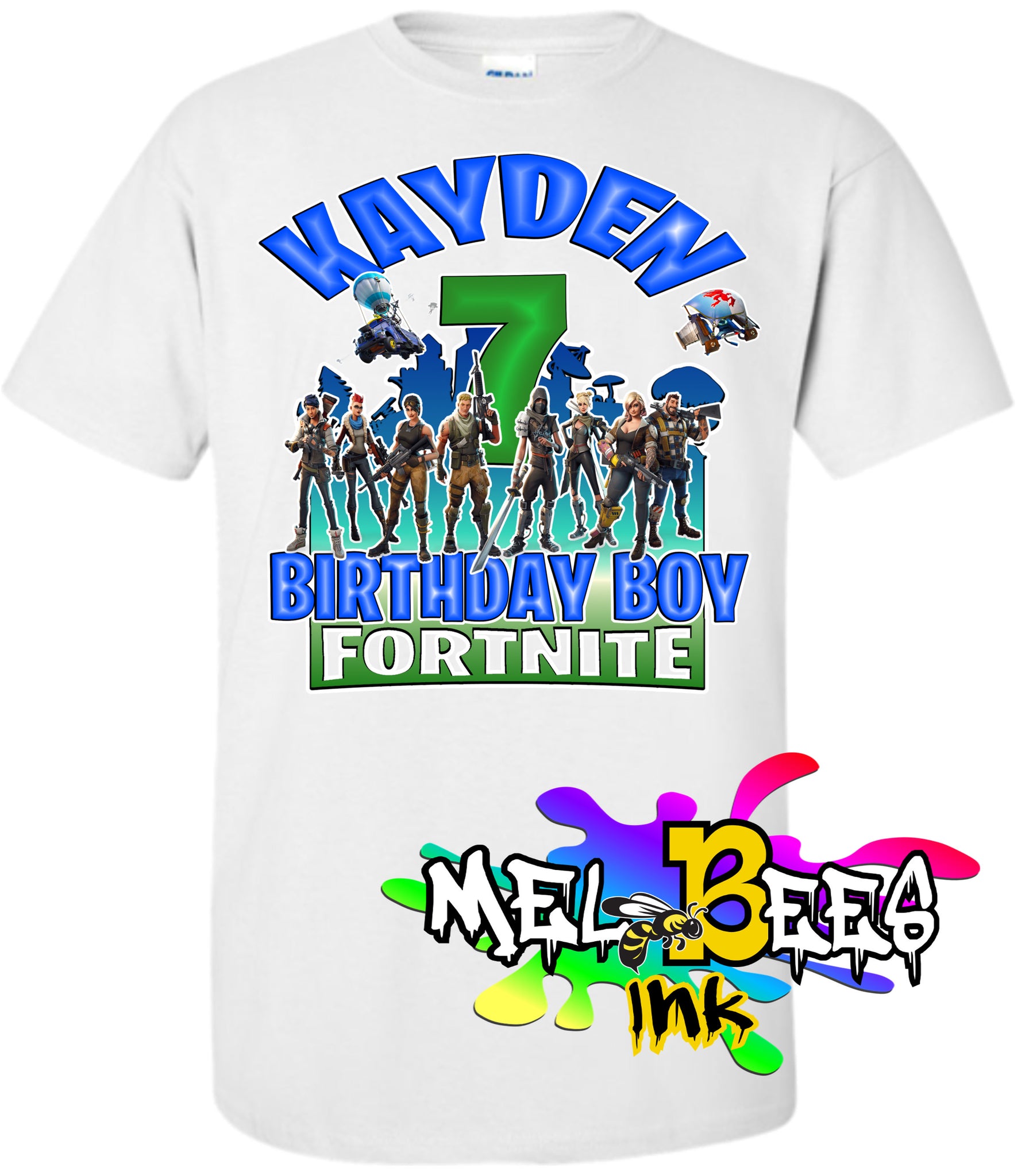 Download Fortnite Birthday Boy Shirt