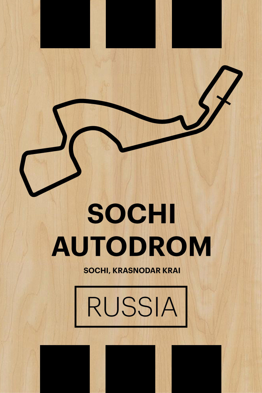 Sochi Autodrom - Pista Series - Wood