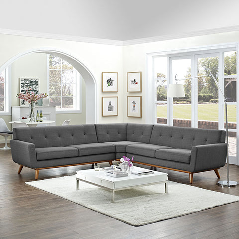 Queen Mary L-Shaped Sectional Sofa - living-essentials